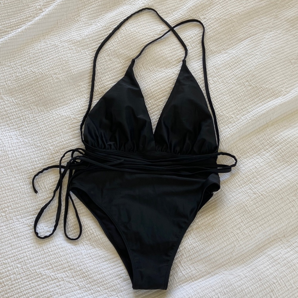 High waisted slimming bathing suit